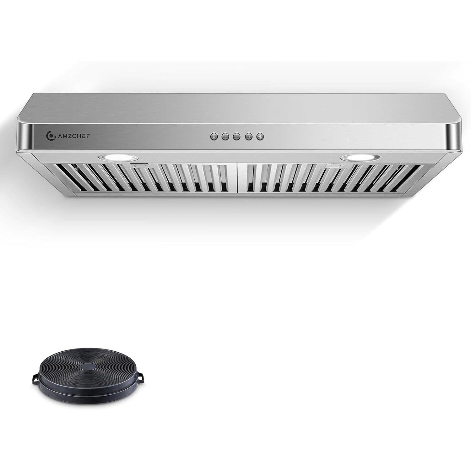 Amzchef 36-Inch Range Hood 700CFM Gesture Control SS Vent Hood