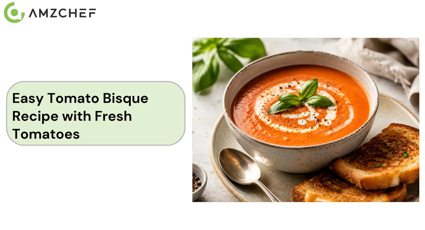 Easy Tomato Bisque Recipe with Fresh Tomatoes