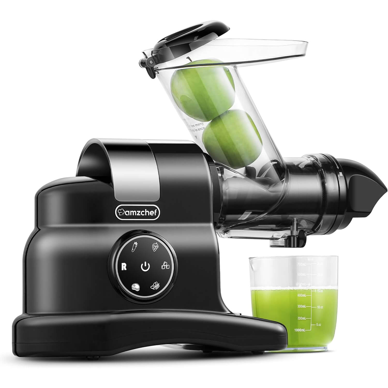 AMZCHEF Inovative Cold Press Slow Juicer ZM1517 Gray