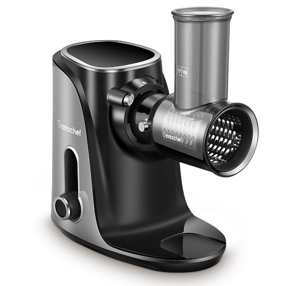 AMZCHEF Slow Juicer food slicers cheese grater attachment
